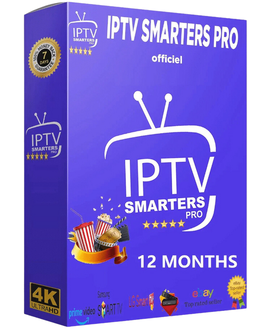 🔥 ABONNEMENT IPTV SMARTERS PRO – 12 Months | Premium IPTV Subscription